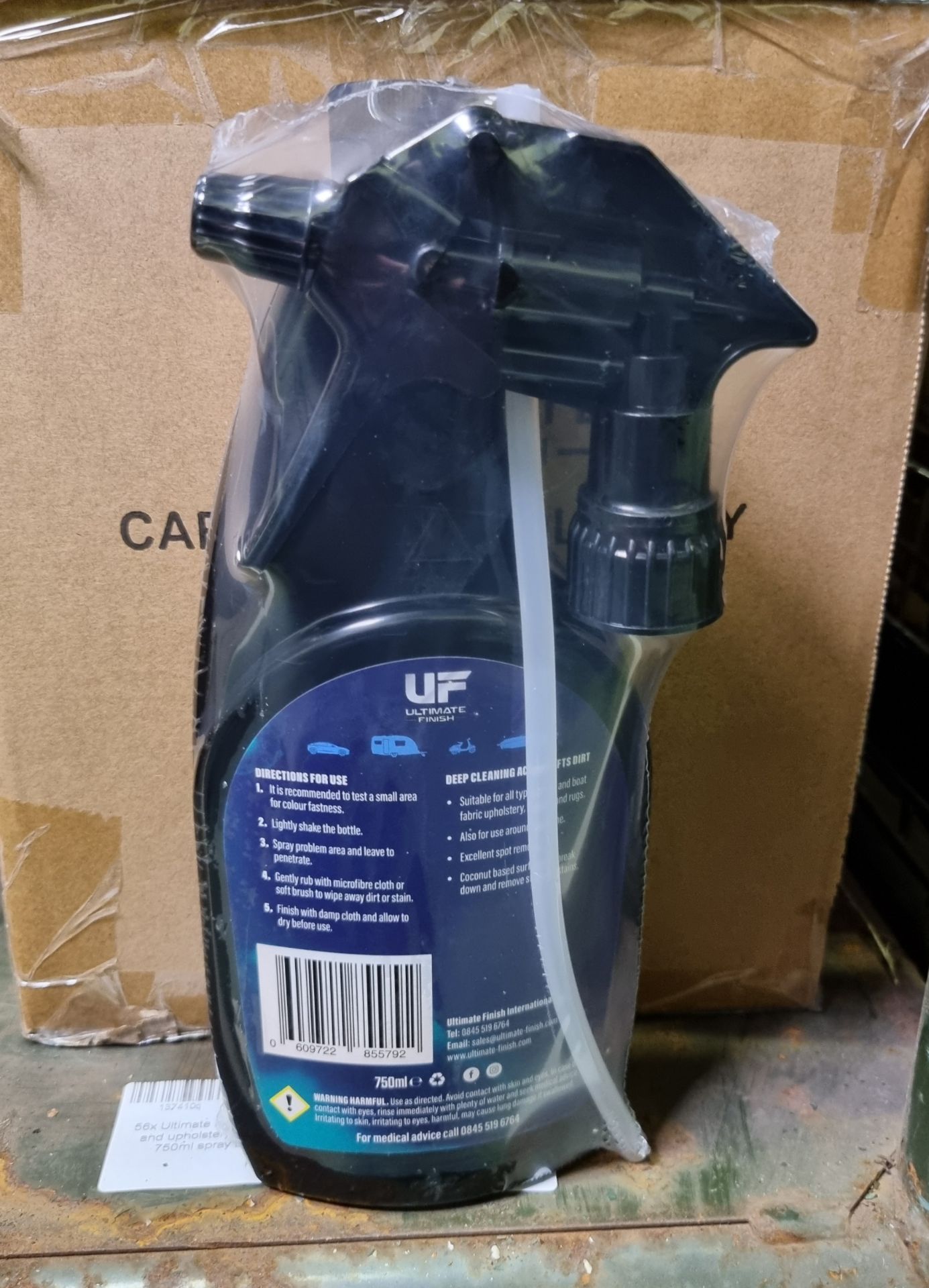 56x bottles of Ultimate Finish carpet and upholstery cleaner - 750ml - Image 5 of 6