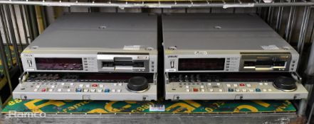 2x Sony DSR-2000P DVCAM recorders