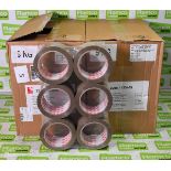 2 boxes of Scapa PVC packaging tape - 50m - 36 per box