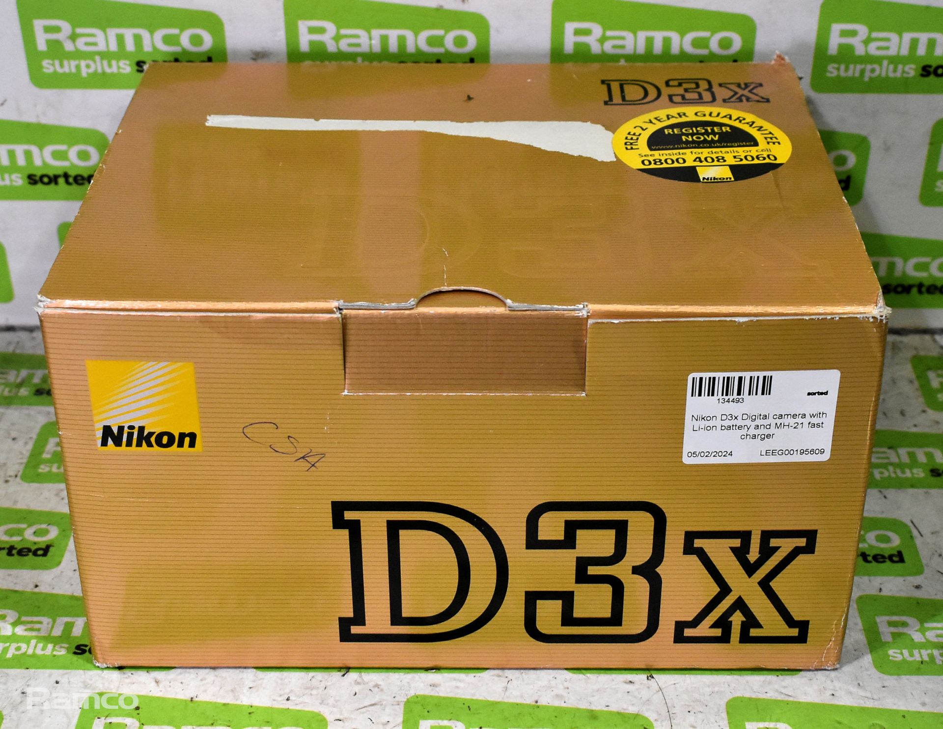 Nikon D3x Digital camera with Li-ion battery and MH-21 fast charger - Image 14 of 14