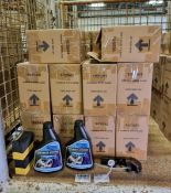 50x Ultimate Finish concentrate tyre & trim - double packs - 2x 500ml spray bottles & 2x applicators