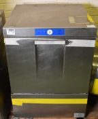 Hobart FXN GH stainless steel under counter front control dishwasher - 440V