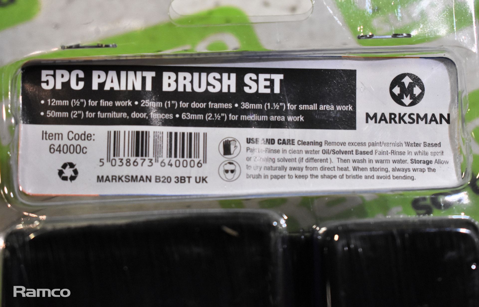 48x Marksman 5 piece paint brush sets - Bild 4 aus 4