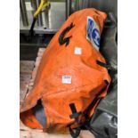 Avon inflatable rescue raft - approx dimensions L 2800 x W 1500mm