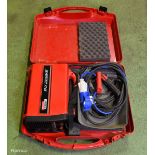 Lincoln Electric Invertec V145 welding machine in transport and storage case