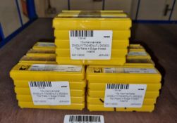 5x sets of Kennametal DNGU11T324ENLFJ 25DEG Top Rake 4 Edge thread inserts - 10 packs per set