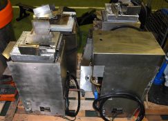 4x Stainless steel continuous water boilers - W 280 x D 430 x H 720mm - SPARES OR REPAIRS