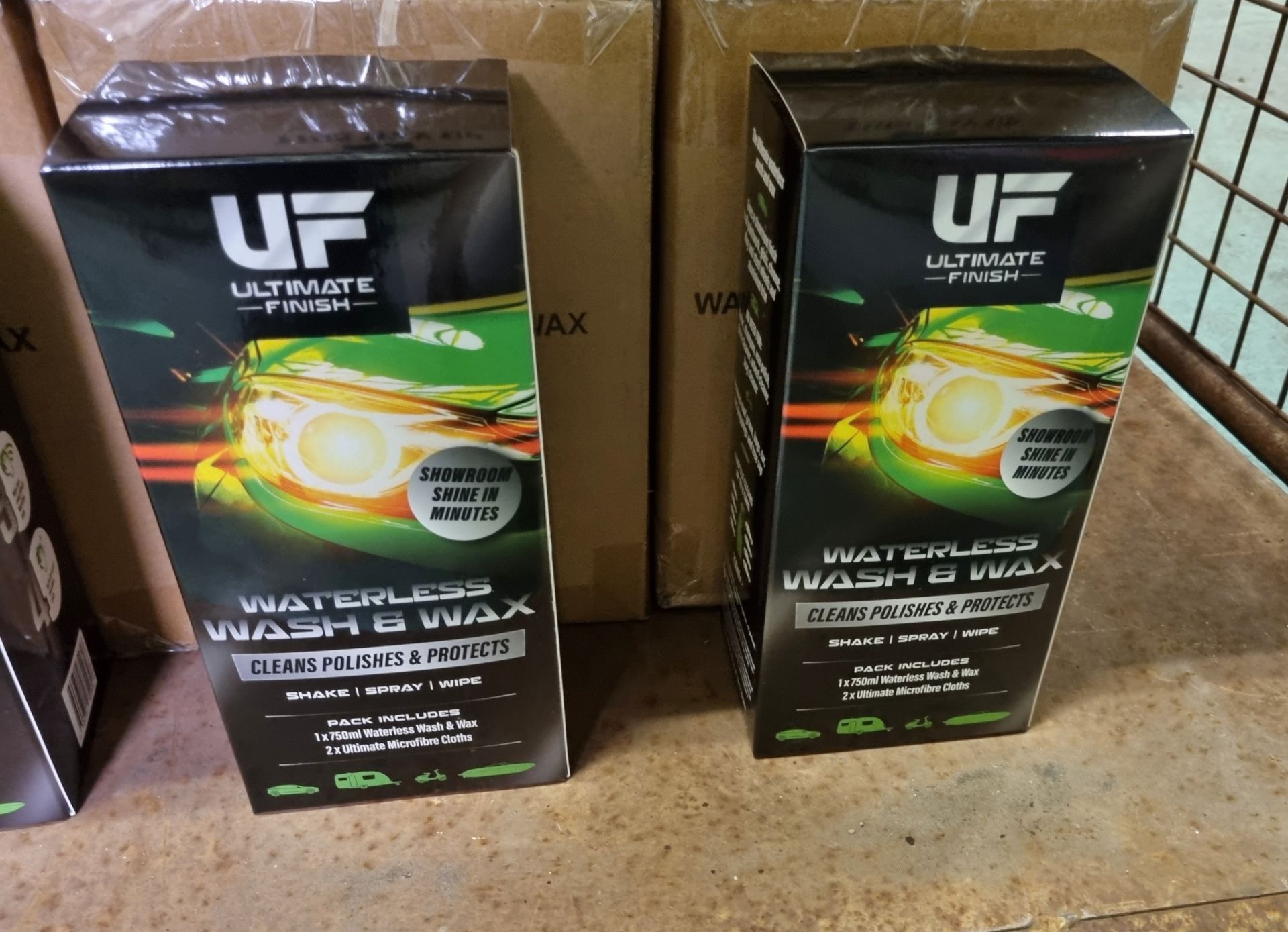 100x Ultimate Finish waterless wash & wax kits (750ml bottle and 2x microfibre cloths per pack) - Image 5 of 8