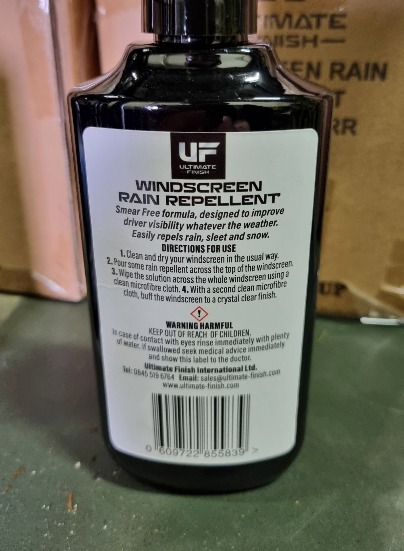 96x bottles of Ultimate Finish windscreen rain repellent - 236ml - Image 6 of 6