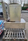 Karcher BFK-FC multi-fuel field cooking station including stand, shelf, hot plate, chimney and oven