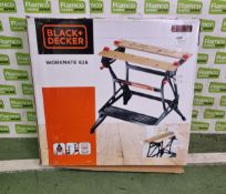 Black & Decker Workmate 626 adjustable table - folding size 742 x 740 x 200mm