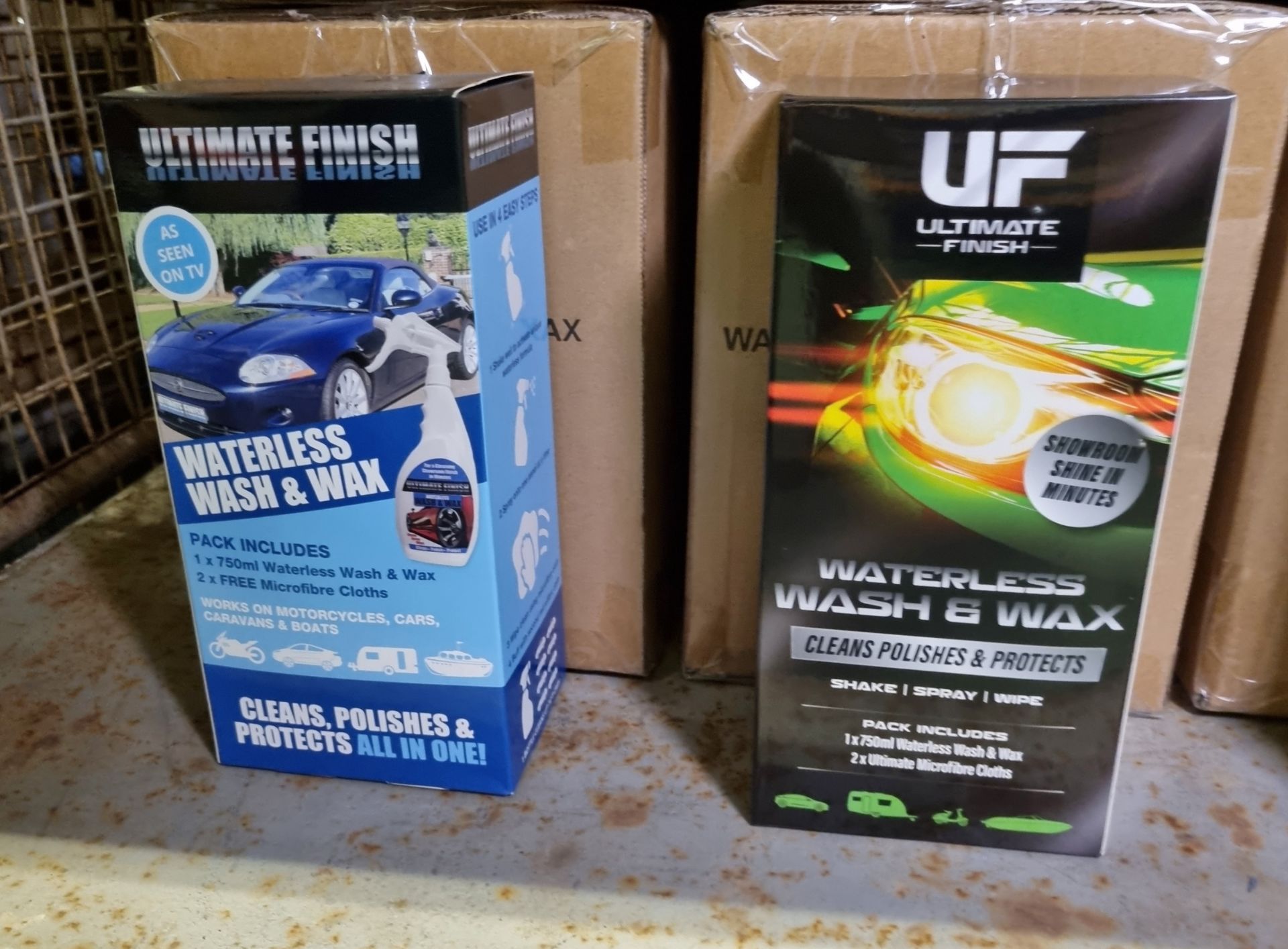 100x Ultimate Finish waterless wash & wax kits (750ml bottle and 2x microfibre cloths per pack) - Image 4 of 7