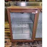 Husky HUS-C1-BRN-HY single door bottle cooler - W 600 x D 520 x H 880mm