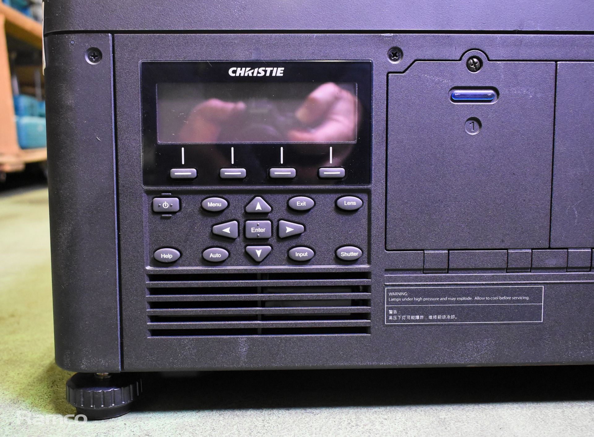 Christie DS+6K-M SXGA+ large venue projector - 100 / 240V - 50 / 60Hz - L 600 x W 500 x H 260mm - Image 7 of 13