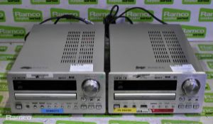 Teac CR-H250 DAB receiver CD FM tuner amplifier & Teac CR-H255 DAB receiver CD FM tuner amplifier