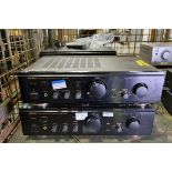 4x Denon PMA-355UK precision audio component / integrated amplifiers