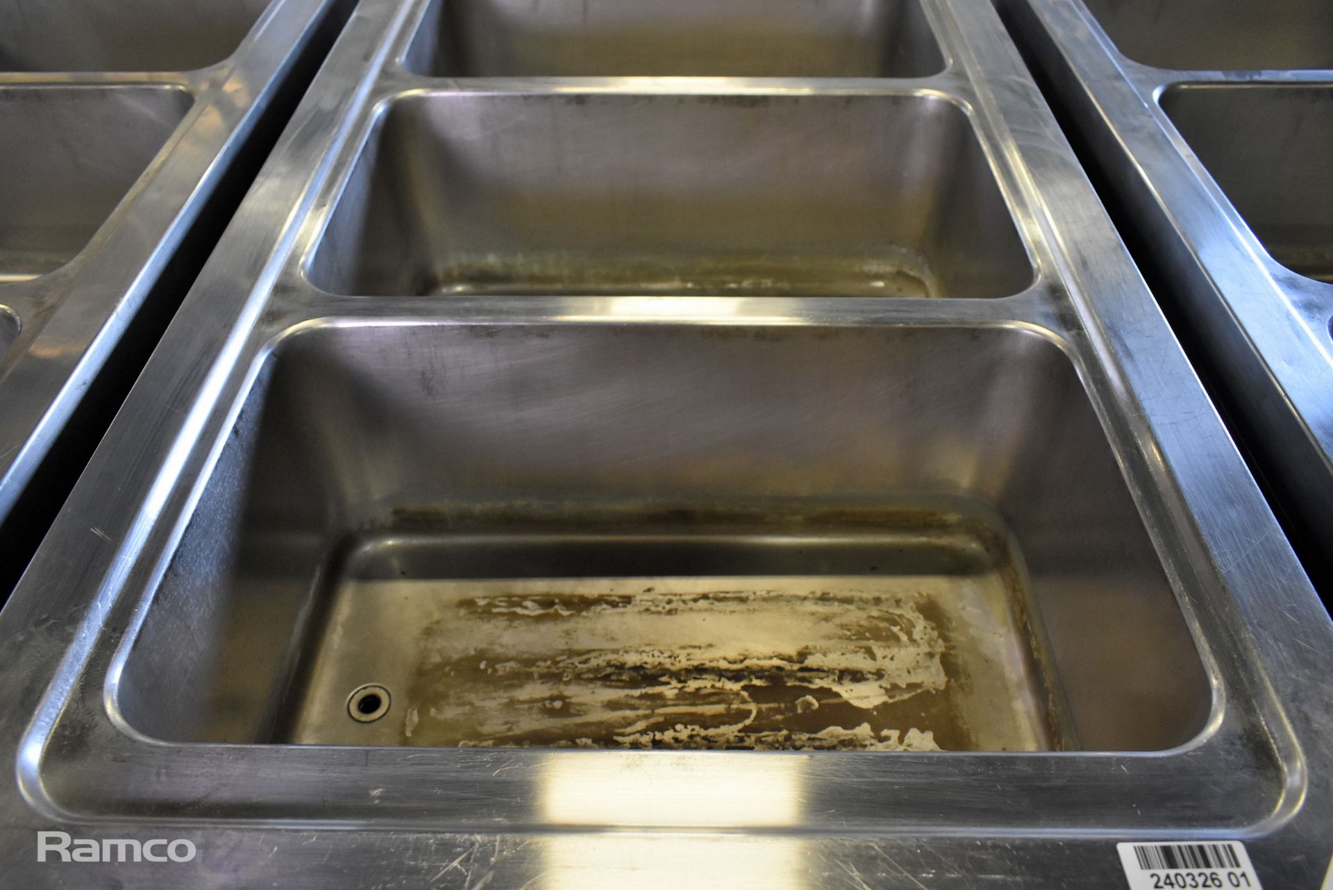 Stainless steel water heated bain-marie trolley - L 1160 x W 640 x H 920mm - Image 3 of 7