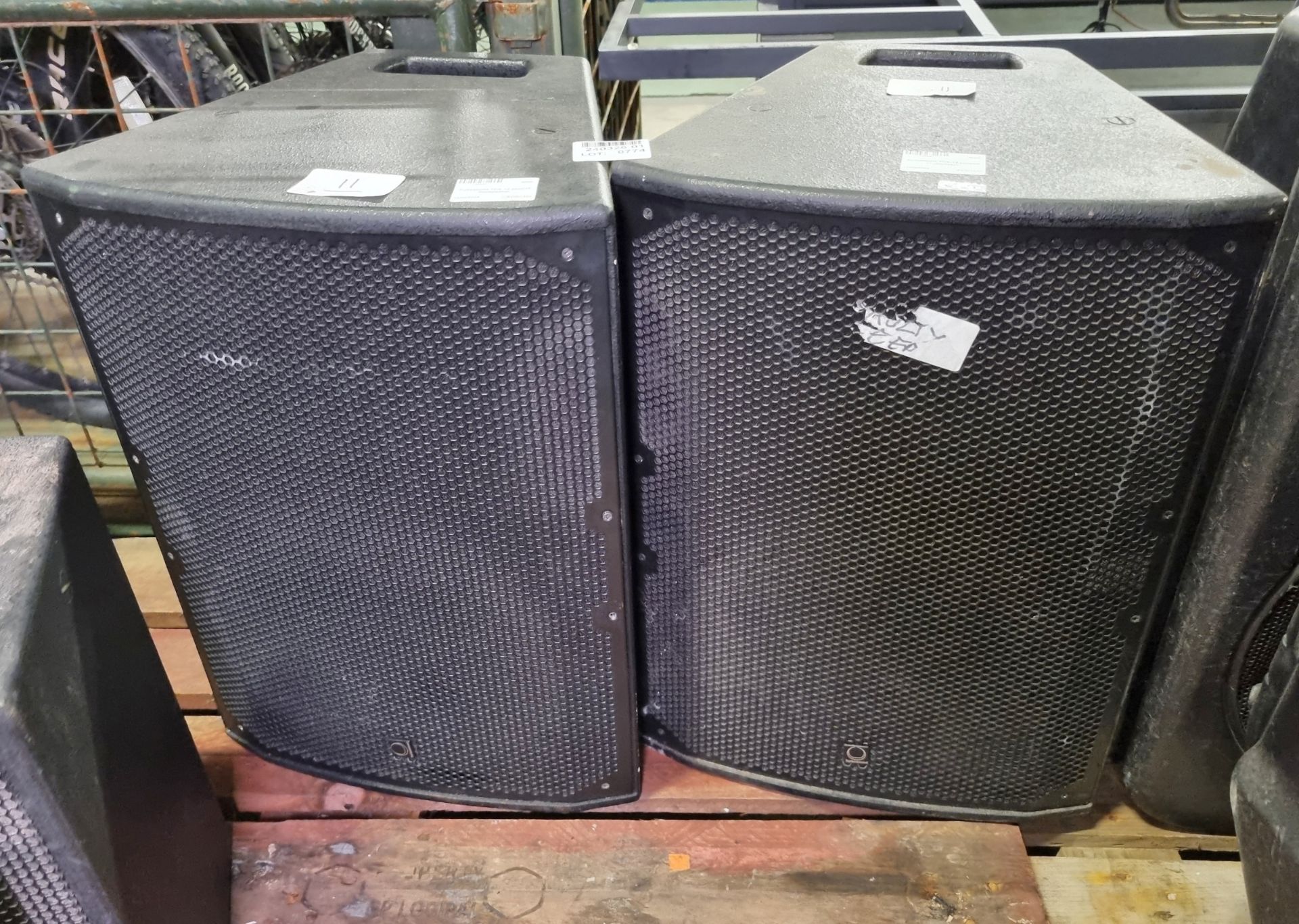 2x Turbosound TCX-12 passive loudspeakers