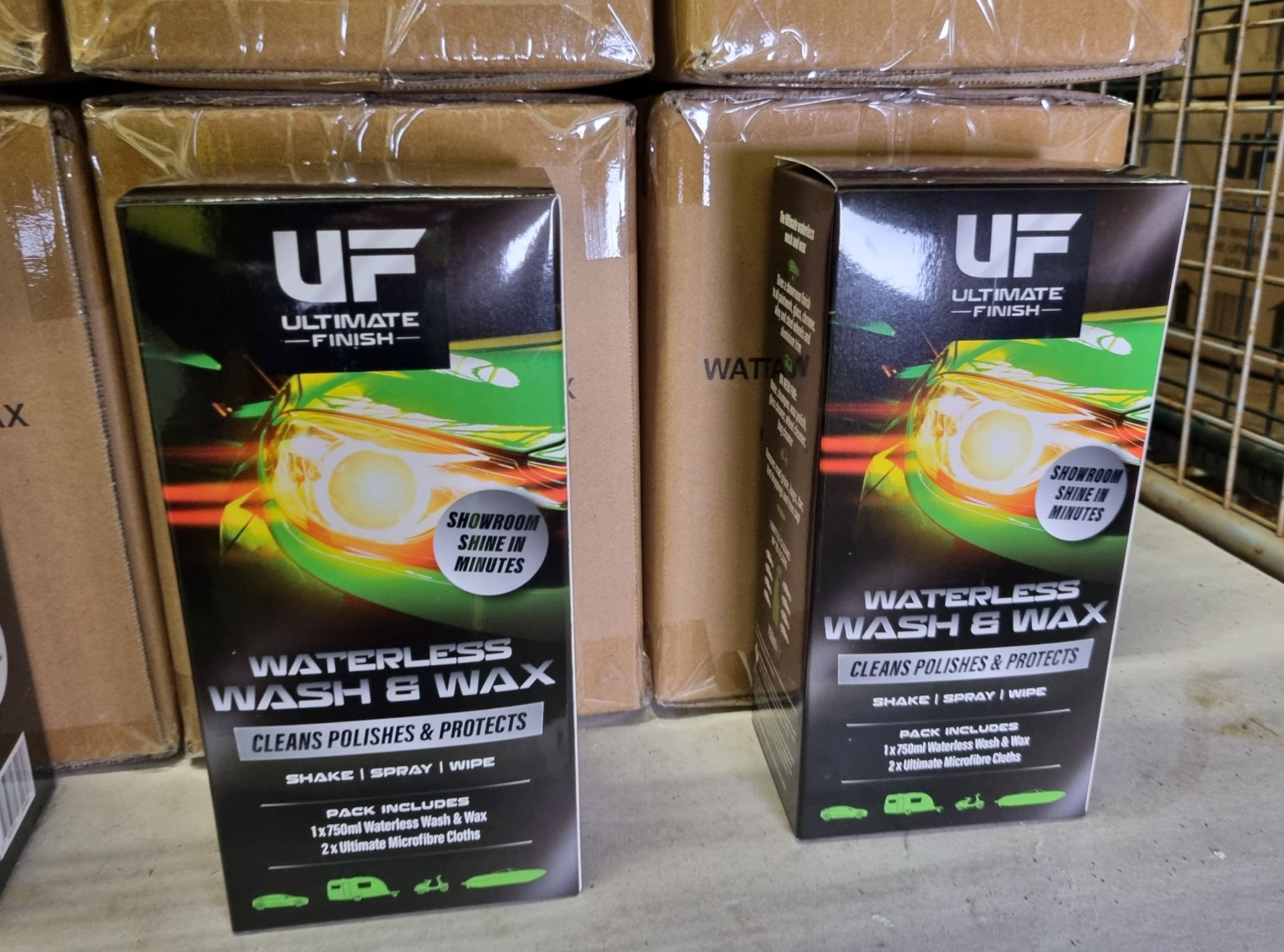 100x Ultimate Finish waterless wash & wax kits (750ml bottle and 2x microfibre cloths per pack) - Image 4 of 7