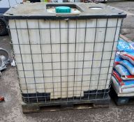 Ideal storage solution stackable IBC tank - W 1200 x D 1000 x H 1170mm