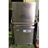 ClassEQ P500AWS stainless steel pass through dishwasher with 4 trays - W 740 x D 870 x H 1500mm