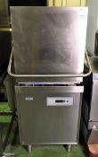 ClassEQ P500AWS stainless steel pass through dishwasher with 4 trays - W 740 x D 870 x H 1500mm