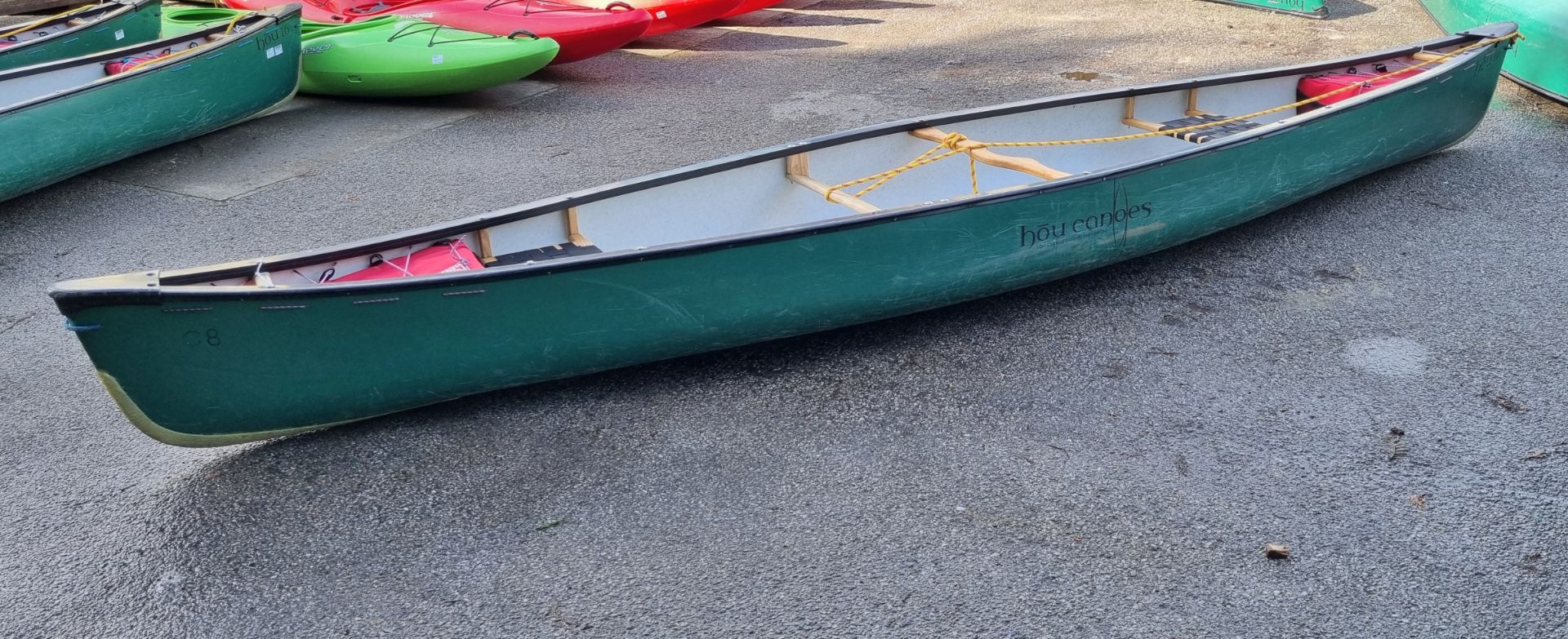 HOU Canoes HOU16 Open canoe - W 4900 x D 920 x H 370mm