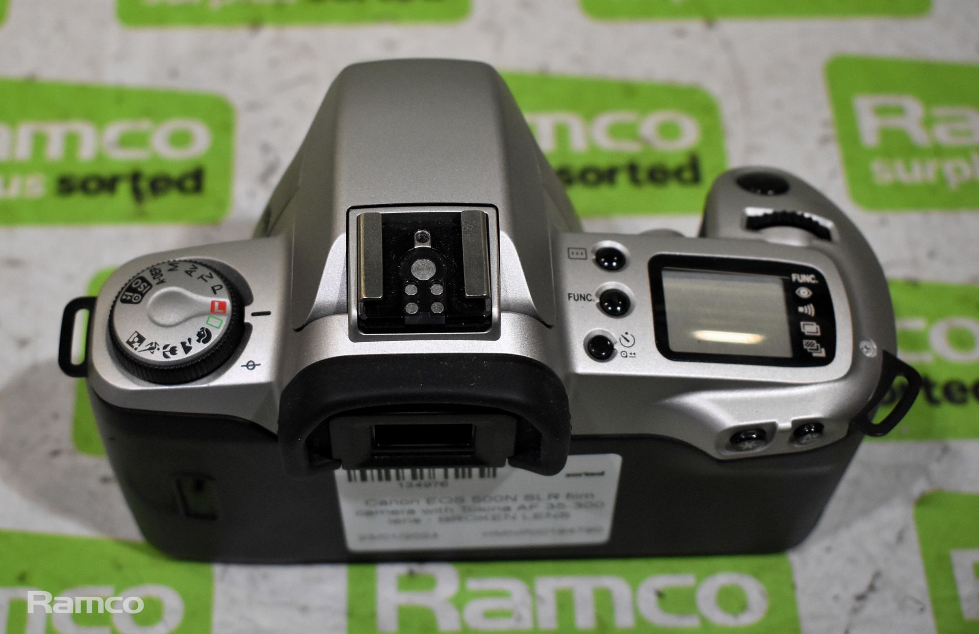 Canon EOS 500N SLR film camera with Tokina AF 35-300 lens - BROKEN LENS - Image 6 of 11