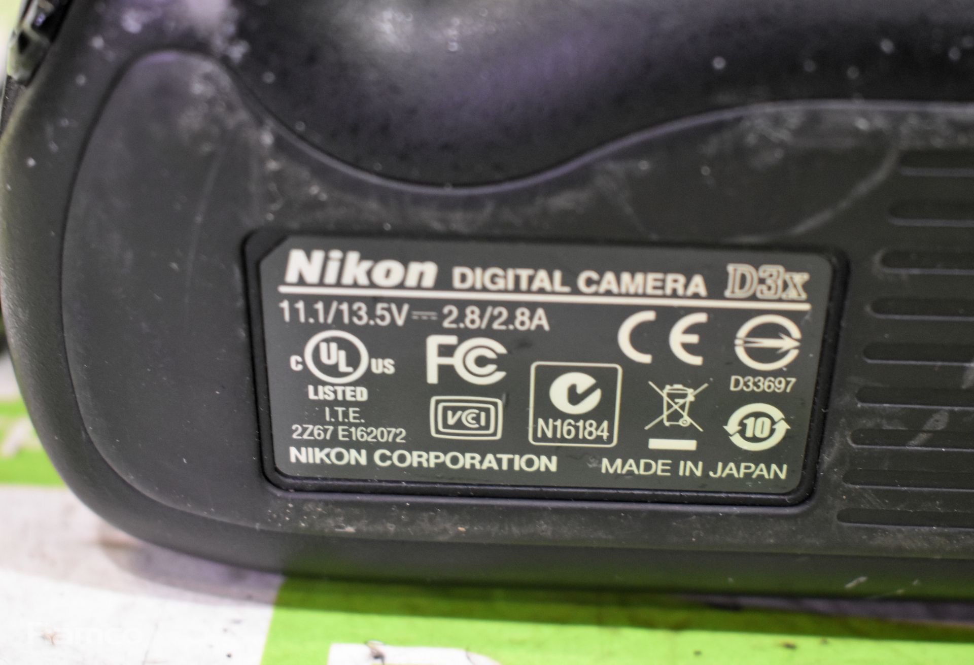 Nikon D3x Digital camera with Li-ion battery and MH-21 fast charger - Image 9 of 14