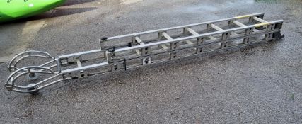 AS Fire & Rescue 14 rung roof ladder - approx 17ft in length