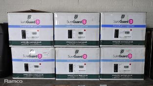 6x boxes of MicroClean SureGuard 3 - size small coverall with integral feet - 25 units per box