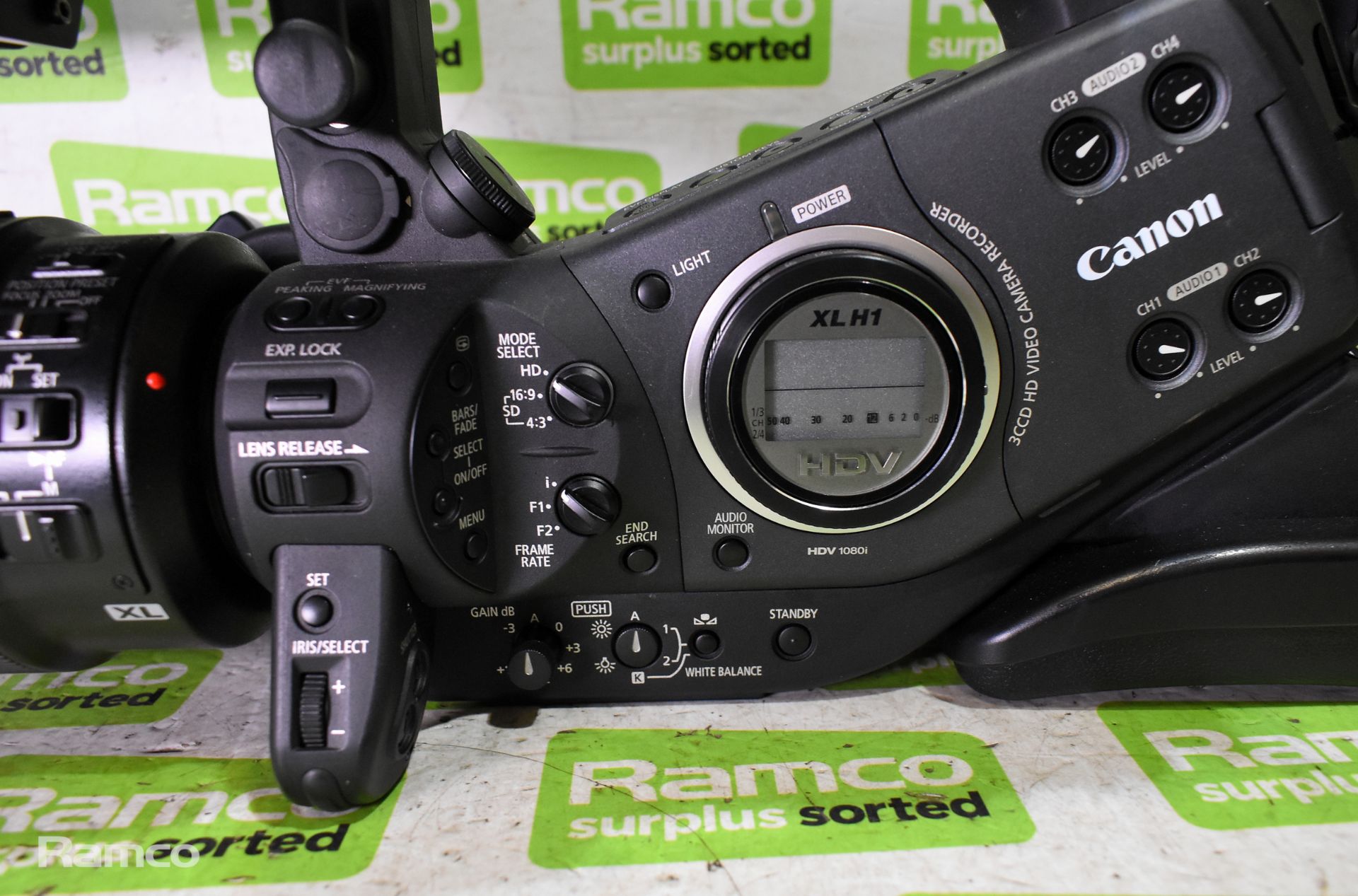 Canon XLH1 HDV 3CCD HD video camera recorder - Image 3 of 18