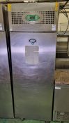 Foster EPROG 600H stainless steel upright fridge - W 820 x D 730 x H 2070mm