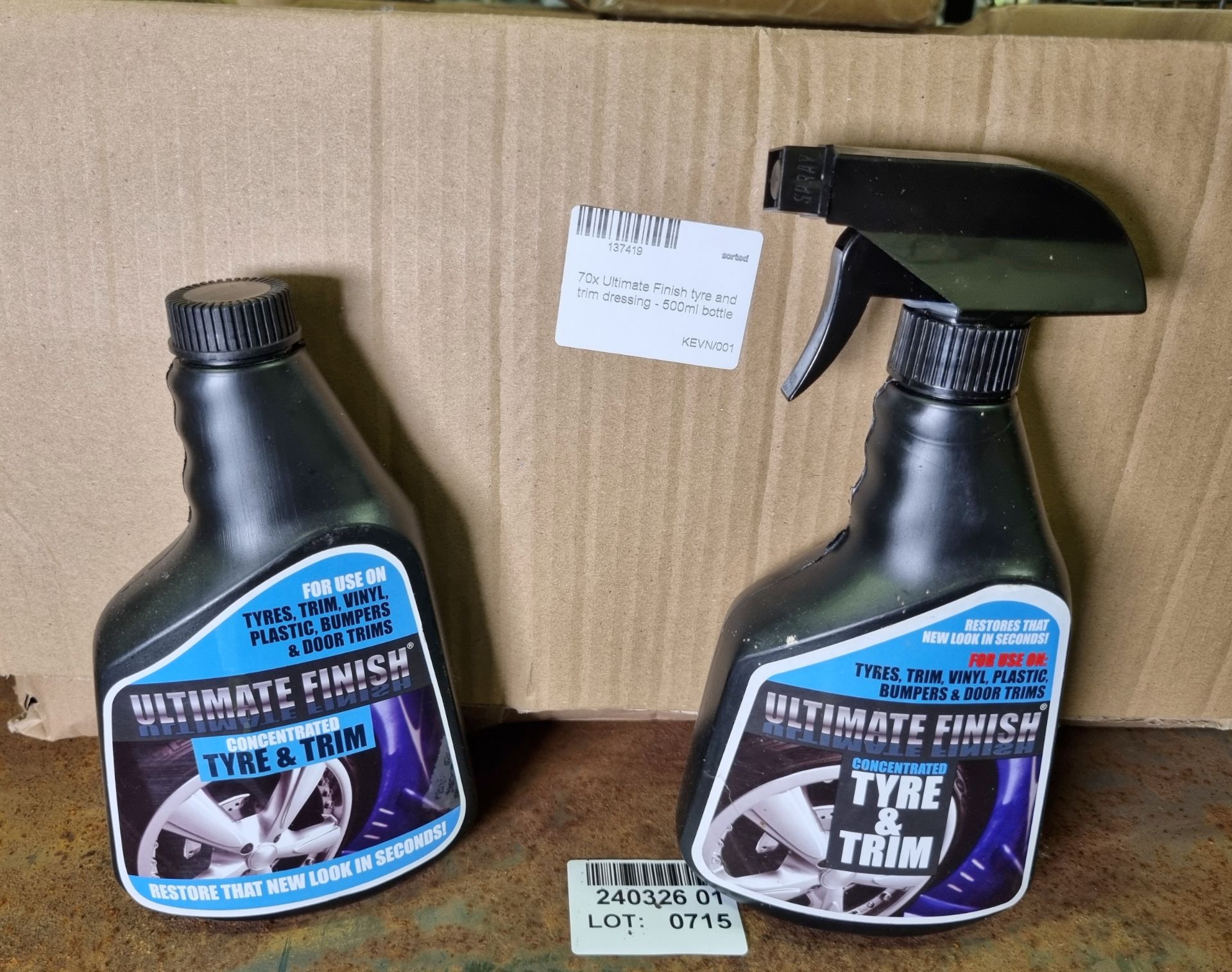 70x bottles of Ultimate Finish tyre and trim dressing - 500ml - Image 3 of 5