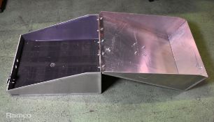 Lockable truck alloy toolbox - W 480 x D 600 x H 270mm