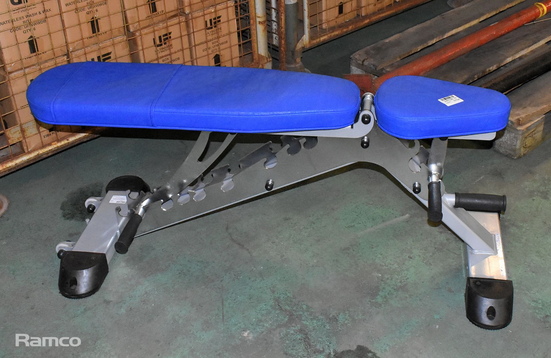 LeisureLines adjustable weight bench - W 1260 x D 530 x H 510mm