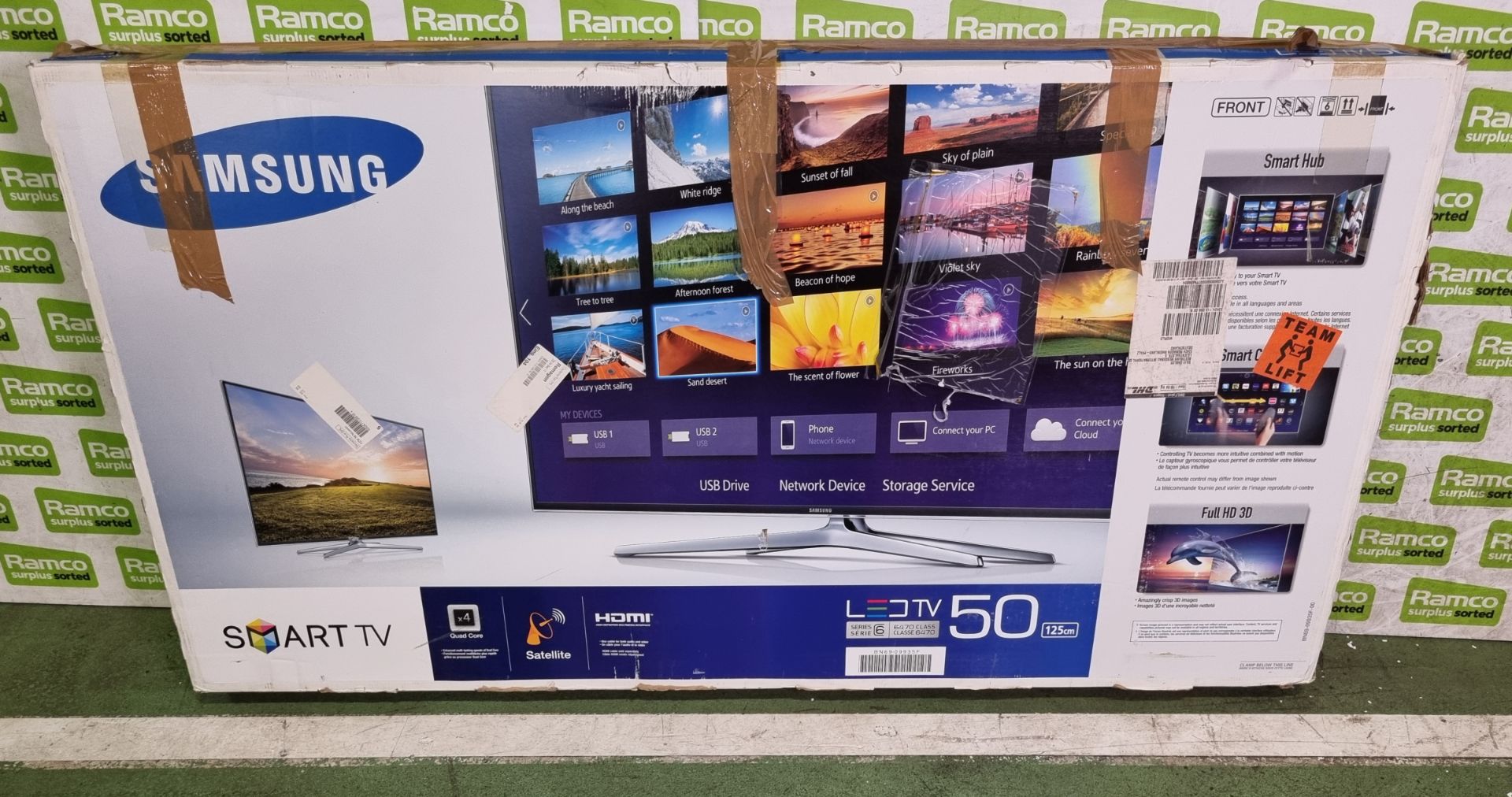 Samsung UE50H6470SS 50 inch 1080p HD TV - Image 7 of 7