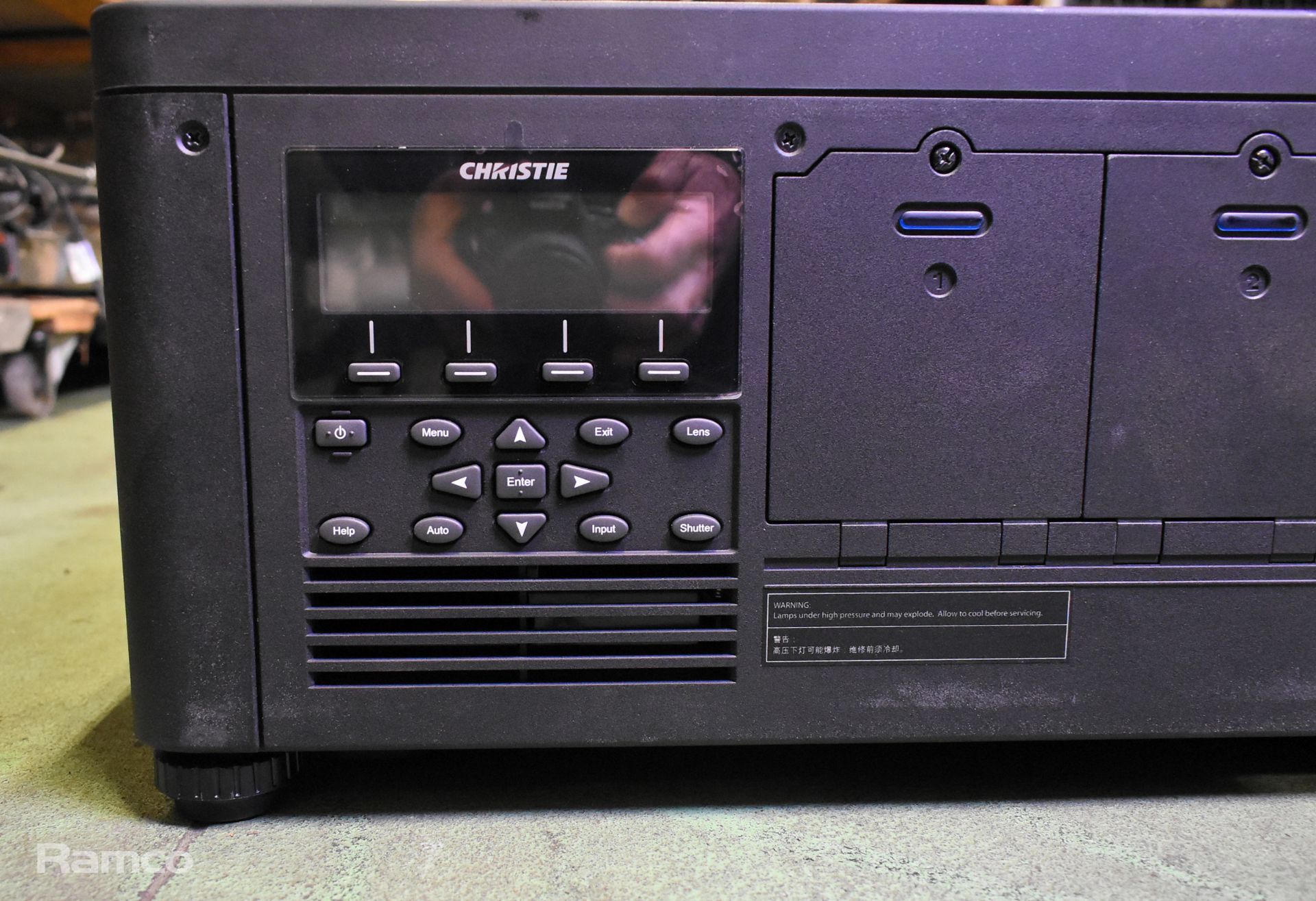 Christie DS+6K-M SXGA+ large venue projector - 100 / 240V - 50 / 60Hz - L 600 x W 500 x H 260mm - Image 7 of 13