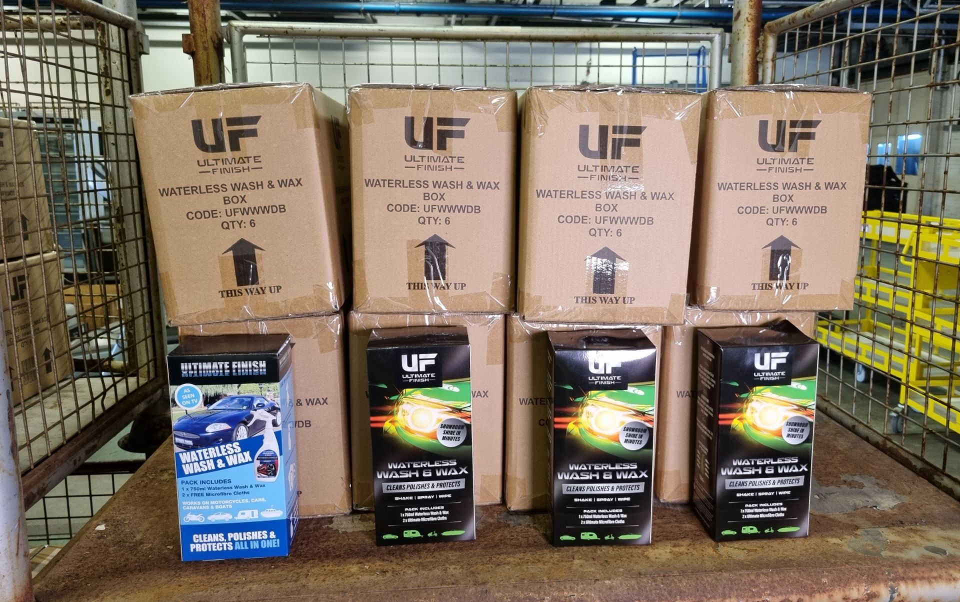 100x Ultimate Finish waterless wash & wax kits (750ml bottle and 2x microfibre cloths per pack) - Image 3 of 8