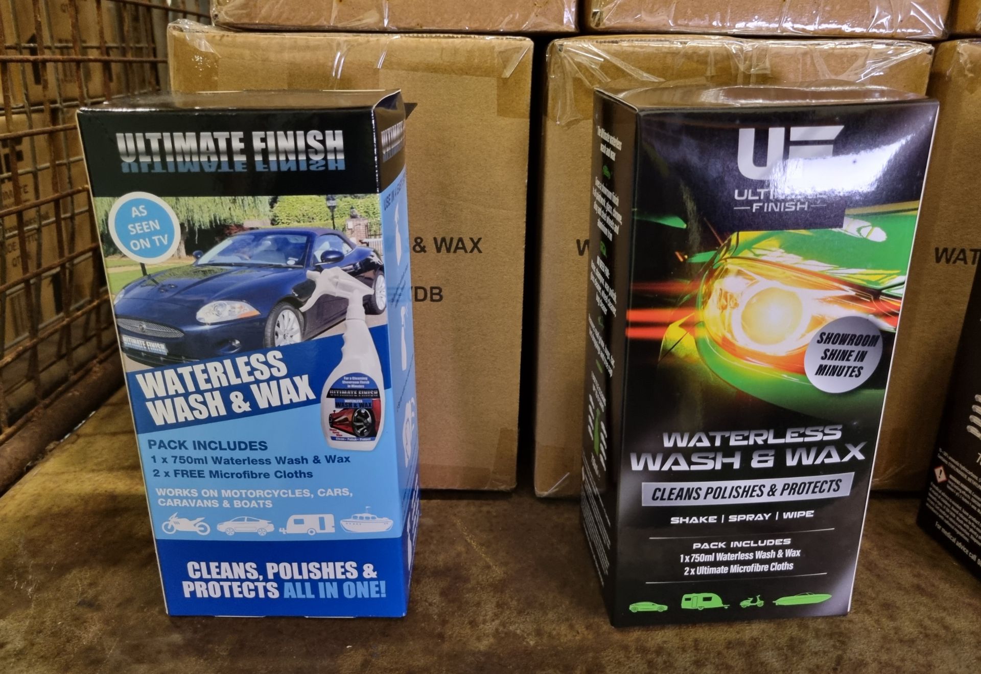 100x Ultimate Finish waterless wash & wax kits (750ml bottle and 2x microfibre cloths per pack) - Image 3 of 7