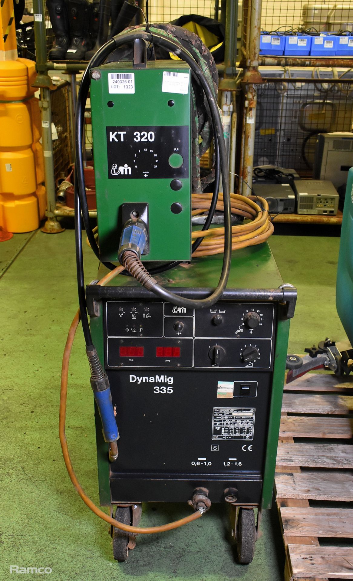 Migatronic DynaMig 335 mig welding machine