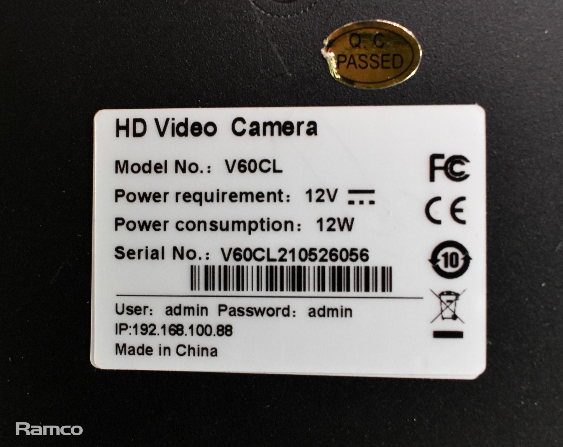Edis V60CL PTZ conference camera - Bild 4 aus 6