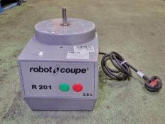 Robot-Coupe R201 electric food processor body - W200 x D 280 x H 250mm - DAMAGED - BODY ONLY