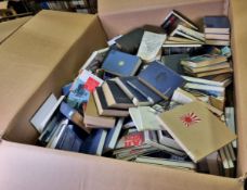 2x pallet sized boxes of books - fictional, non-fictional, military and mixed genre
