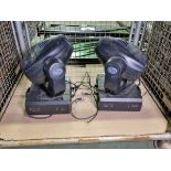 2x iMove 250S moving head scanner lights