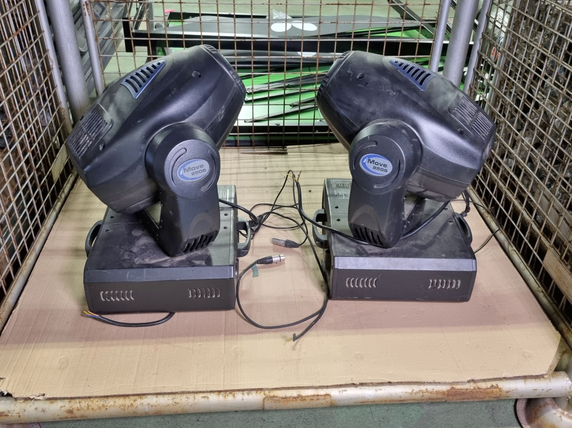 2x iMove 250S moving head scanner lights