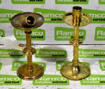 Pair of Small brass candlesticks