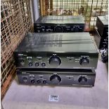 4x Denon DN-A100 integrated amplifiers