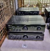 4x Denon DN-A100 integrated amplifiers