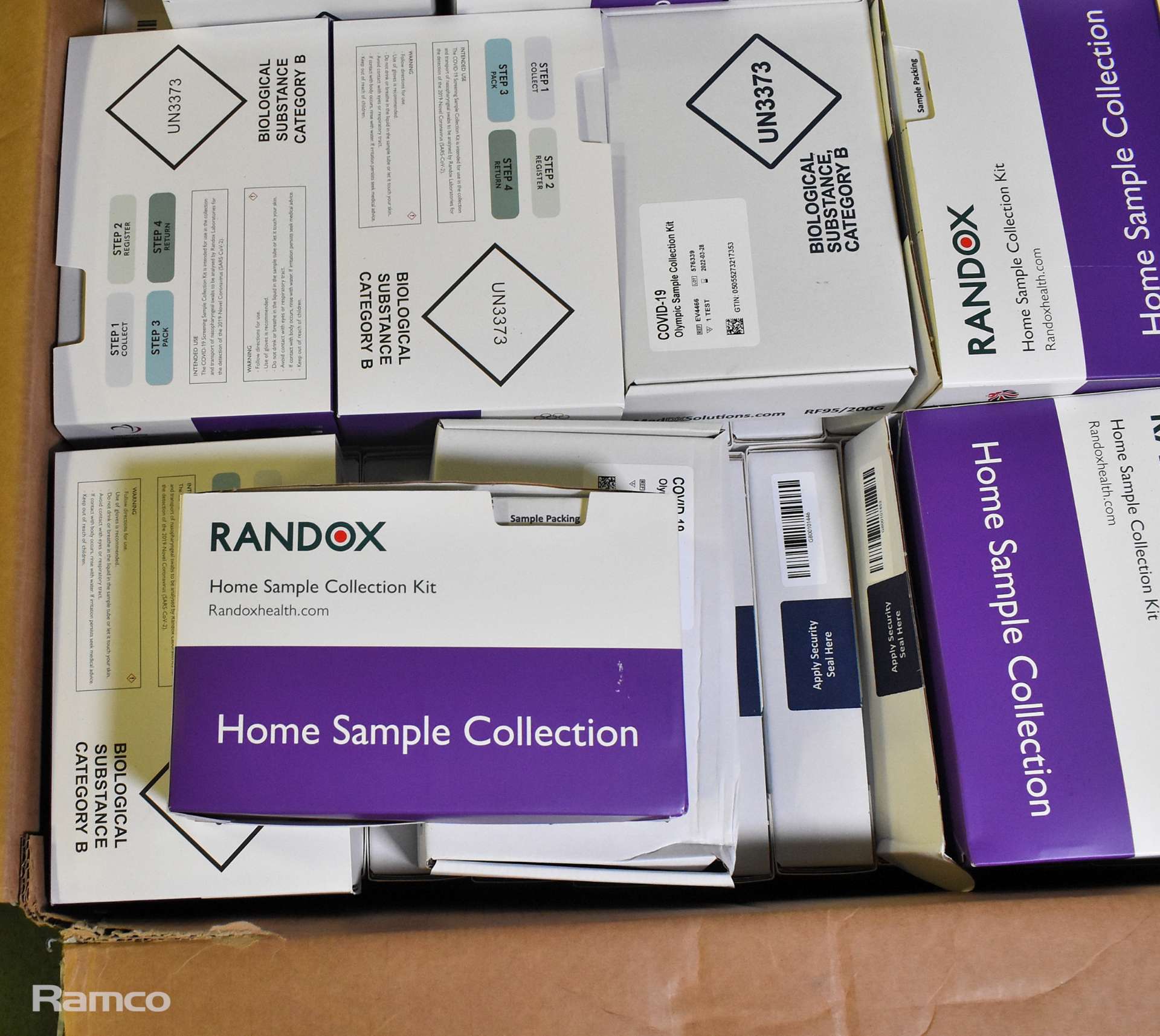 Randox Cover 106x Randox COVID-19 home sample collection kits